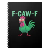F-Caw-F Chicken Vintage Style Notebook