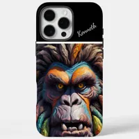 Bigfoot's Colorful Gaze iPhone 16 Pro Max Case