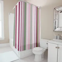 Modern New Season Striped Shower Curtain