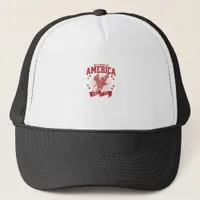No Kings In America Since 1776 USA  Eagle Trucker Hat