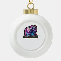 Till Death Do Us Part Classic – Autumn Gothic Vows Ceramic Ball Christmas Ornament