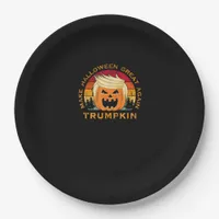 Trumpkin Make Halloween Great Again Vintage Paper Plates