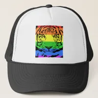 Rainbow Tiger Trucker Hat