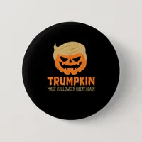 Trumpkin Make Halloween Great Again Jack O Lantern Button
