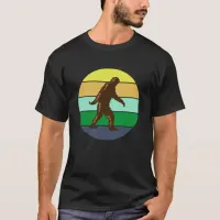 Vintage Sunset Bigfoot Sasquatch  T-Shirt