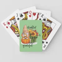 Thankful & grateful playing cards