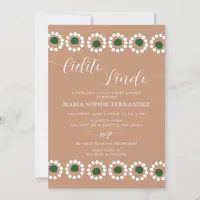 Cielito Lindo Mexican Barro Boho Baby Shower Invitation