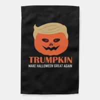Trumpkin Make Halloween Great Again Funny Spooky P Garden Flag
