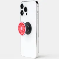 Pop Socket - Infinity Pattern of Red Beads