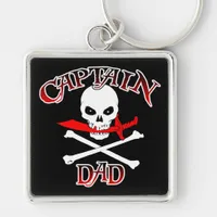 Captain Dad Key Chain