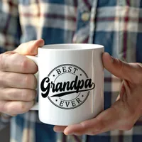 Personalized Photo Best Grandpa Ever Gift Coffee Mug