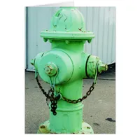 Lime Green Fire Hydrant