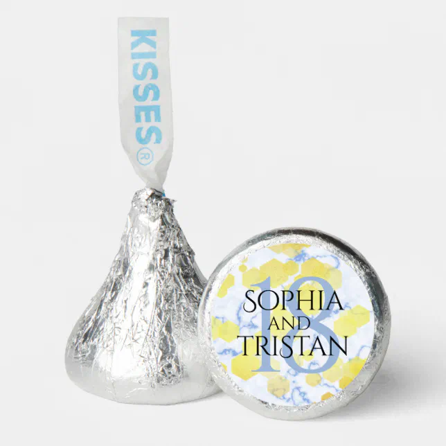 Elegant 18th Porcelain Wedding Anniversary Hershey®'s Kisses®