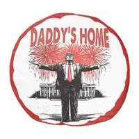 *~* Red AP16 Trump Daddy's Home MAGA White House Pouf