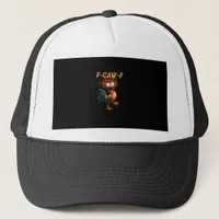 Funny F-Caw-F Chicken F-Caw-F Chicken Aesthetic Ca Trucker Hat