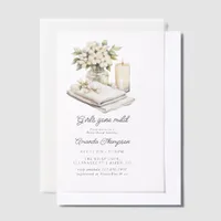 Girls Gone Mild Spa Wellness Bridal Shower Vellum Invitations