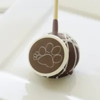 Cake Pop - Polydactyl Paw Print