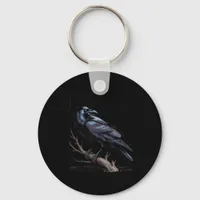 Crow, F-Caw-F Funny Bird Funny Quote Keychain