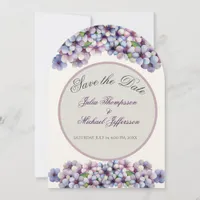 Romantic and Poetic Pastel Lilac Watercolor Invitation