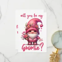 Will You Be My Gnomie - Valentine's Day Card