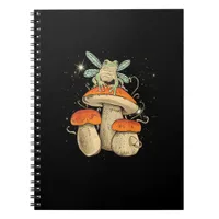 Cute Cottagecore Aesthetic Mushroom Frog Goblincor Notebook