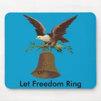 Vintage Let Freedom Ring Mouse Pad