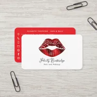 Beauty Salon QR Code Business Card