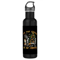 Halloween Creepy Season The Season To Be Creepy Stainless Steel Water Bottle