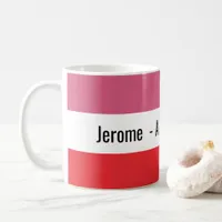 Limited Edition  Two Tone Personalized  Coffee Mug