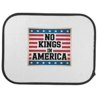 No Kings In America USA Vintage Graphic Car Floor Mat
