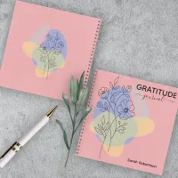 Modern Botanical Line Art Gratitude Journal