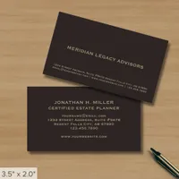 Simple Minimalist Professional Business Card