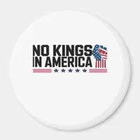 No Kings In America USA Creative Casual Magnet