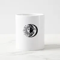 Whimsigoth Watercolour Sun Moon Witchy Classic Giant Coffee Mug