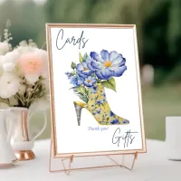 Modern Elegant  High-Heel Shoe Cards & Gifts Sign