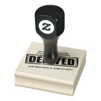 Delayed Wedding Event with  Your New Date Stamp
