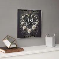 Heart-Shaped Beauty for First Love Square Wall Clock