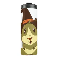 Guinea Pig Halloween Witch Thermal Tumbler