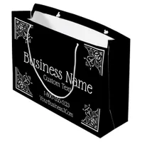 Stylish, Vintage Elegant Business Large Gift Bag