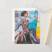 Fashion Collage Postcard