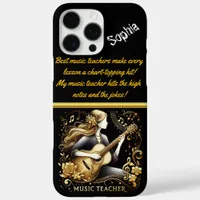 Creative Teacher Shares Music Talent iPhone 16 Pro Max Case