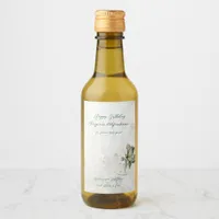 Elegant botanical birthday party beverage labels 