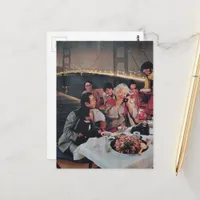 A Scenic Dinner at the Bridge Postcard