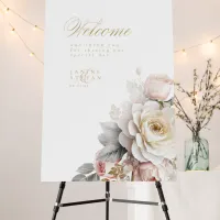 Floral Drama Wedding Welcome ID1022 Foam Board