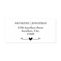 Elegant Self-Inking Address Stamp