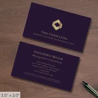 Professional Luxury Logo Business Card