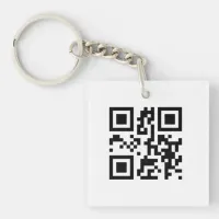 QR Code - I love you! Keychain