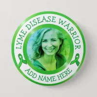 Lyme Disease Warrior  Ribbon Support Button