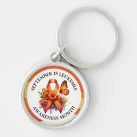 September is Leukemia Awareness Month Keychain