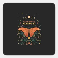 Cottagecore Goblincore Academia Aesthetic Goth Wic Square Sticker